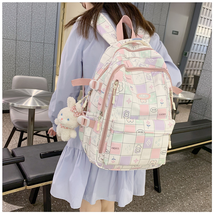 Cartoon Fruit School Daily School Backpack display picture 4