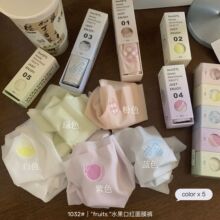 “Fruits”水果口红超薄面膜裤高弹透气孔舒适裸感简约甜美女内裤