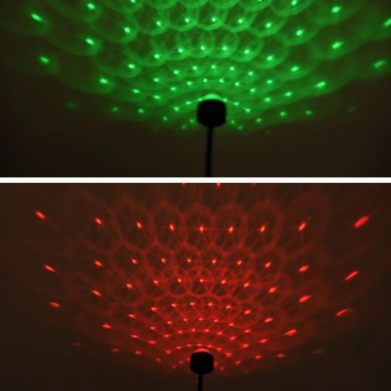 Coche estrella luz faro USB coche interior Decoración habitación decoración dormitorio estrellado proyector Coche