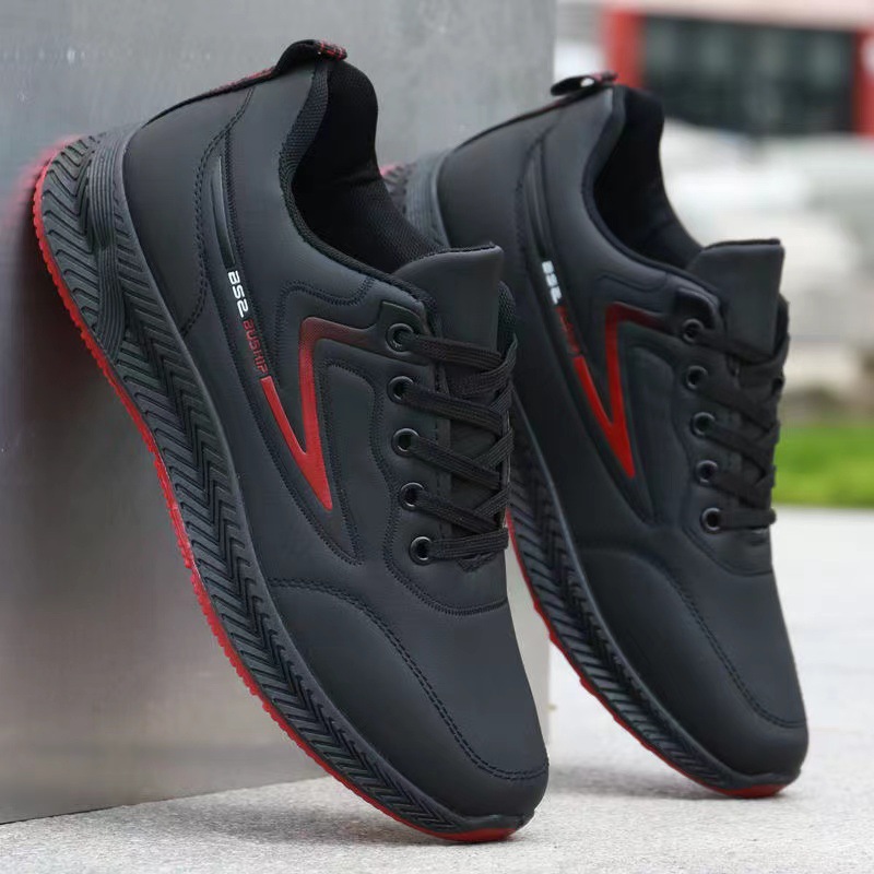 A70 가죽 블랙과 레드