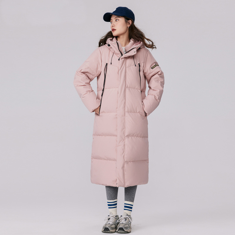 2025 Winter New Style down Cotton Jacket for Women Hooded Long Thickeneded Trendyy Cotton Jacket Warm Cotton Jacket for Women