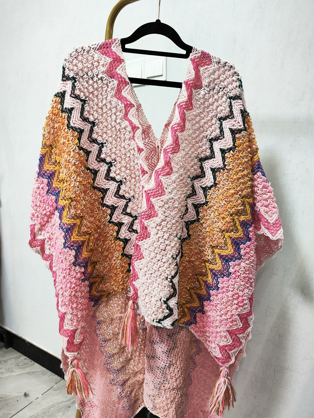 Ethnic trench coat, demi-season cloak, jacket from Yunnan province, vest