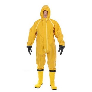 AEGLE BP5000 60514102 PVC All-in-one Chemical Protection Suit (protective Boots and Gloves)