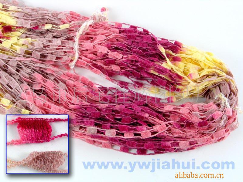 厂家供应 毛线 毛线批发 爆米花加亮丝纱花式纱特种纱线