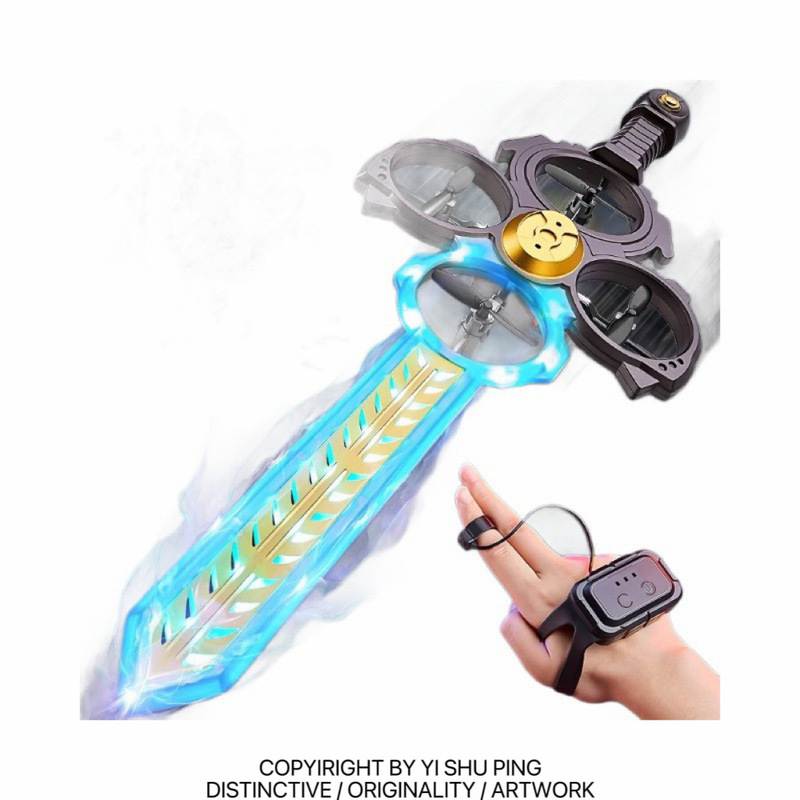 *Yishu* Somatosensory Remote Control Flying Sword Drone Gesture Sensor Sword Flying Boy Airplane Model Boy Gift