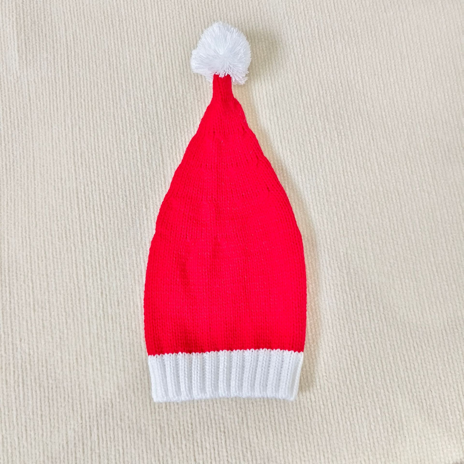 Fábrica directa de invierno madres bebés sombreros de punto sombreros de calor de Navidad sombreros de punto de punto transfronterizos sombreros de Navidad