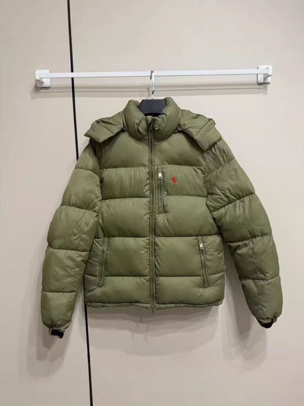 跨境外贸现货冬季拉夫RL小马男女加厚保暖棉服情侣款连帽棉衣外套|undefined