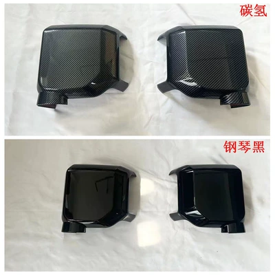 Wrist Strip, Door Edge Strip, Şüşə kənarı xromları/moldingləri - piano-black-rearview-mirror-cover2y