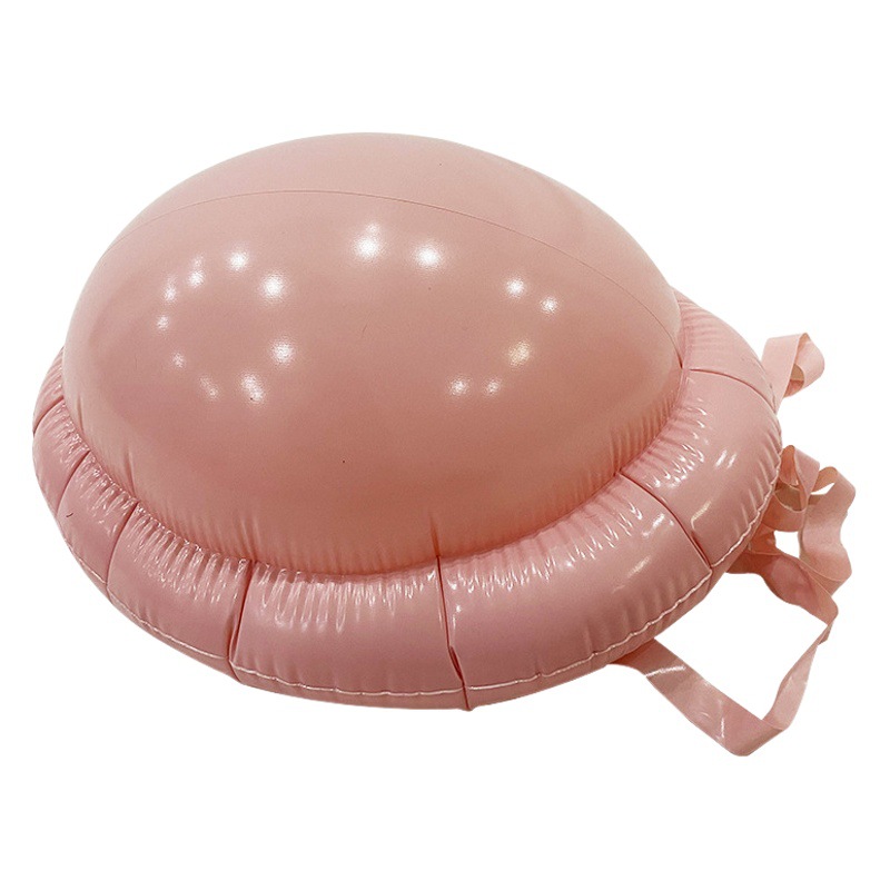 En stock PVC inflable Santa Claus gran vientre Cosplay accesorios del partido mujeres embarazadas falso vientre Juguetes