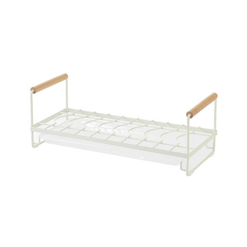 Plate and bowl storage rack, kitchen storage shelf, no-drilling draining plate and bowl stand, household countertop plate and chopstick cabinet rack