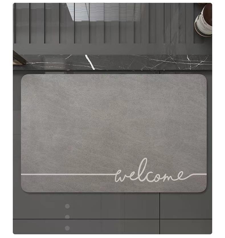 Non-slip Quick-drying Carpet Diatom Mud Foot Mat Toilet Toilet Door Toilet Bathroom Mat_voghion.com