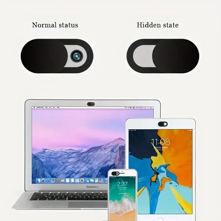 Camera Privacy Cover Computer Lens Occlusion Cover Protective Cover Webcam Metal Camera Occlusion Sticker