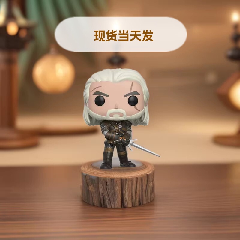 Pop the Witcher 3 Merchandise Figure Geralt Female Demon Hunter Wizard Model Doll Pvc Figure Pop the Witcher 3 Merchandise Figure Geralt Female Demon Hunter Wizard Model Doll Pvc Figure