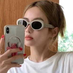 High-end GM sunglasses 2024 new internet celebrity ins women's sunglasses men's slim hot girl trendy European and American style
