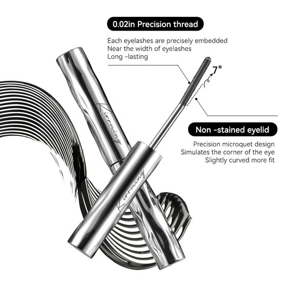 Cross-border explosion KIRRMING elbow steel pipe mascara waterproof curling long non-blooming Mascara