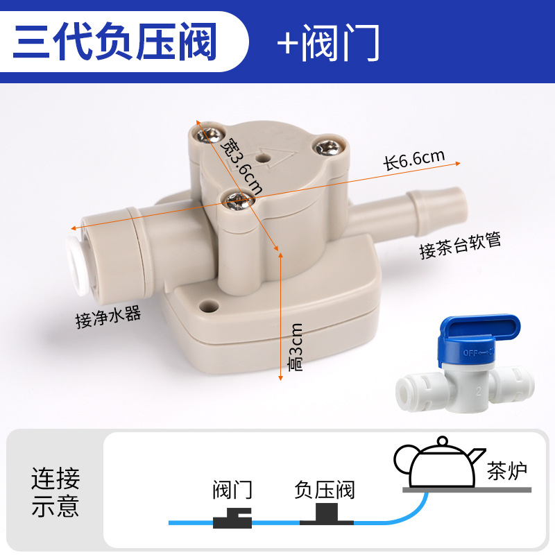 Válvula de presión negativa de tercera generación