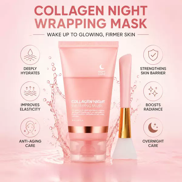Cross-Border Collagen Night Wrapping Mask Collagen Peel-Off Mask Night Wrapping Mask