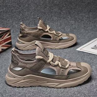 Sandals Men's Summer Outdoor Wear Beach Sports Leisure plus size Tracing Creek Cave Sandals Outdoor Baotou Foreign Trade Men's Shoes