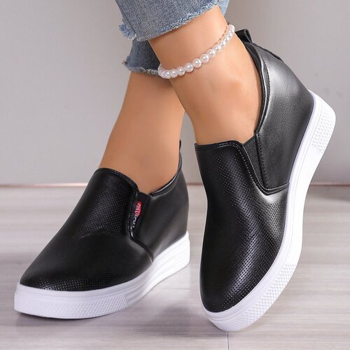 Cross-border hot height-increasing small white shoes, flat anti-slip students 'shoes, step-on soft leather women's single-layer shoes
