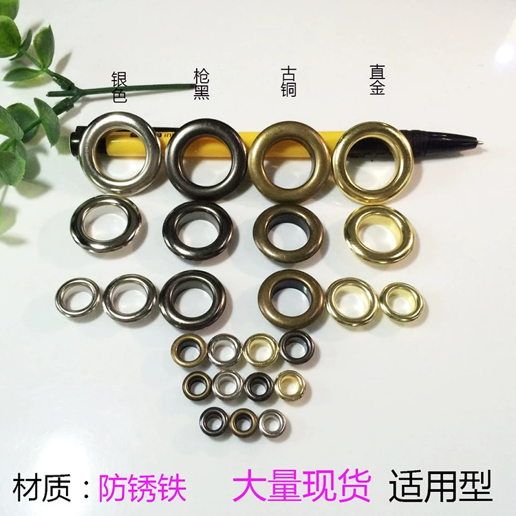 Застежка глаз заклепка воздуха глаз ногтей шнурки Пряжка рекламная Пряжка Бирка Кольцо Пряжка воздуха глаз Железная пряжка ржавчины глаз пряжка