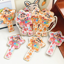 蜡笔小新散装星星造型棒棒糖休闲儿童零食结婚满月喜糖伴手礼批发