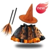 RT23044+Orange Liang Silk Witch Hat+Orange Blocks