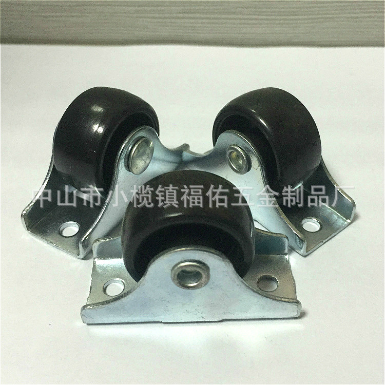 1.5寸1.25寸2寸2.5寸3寸福佑脚轮厂直供1寸PP导轨脚轮轻型PP脚轮