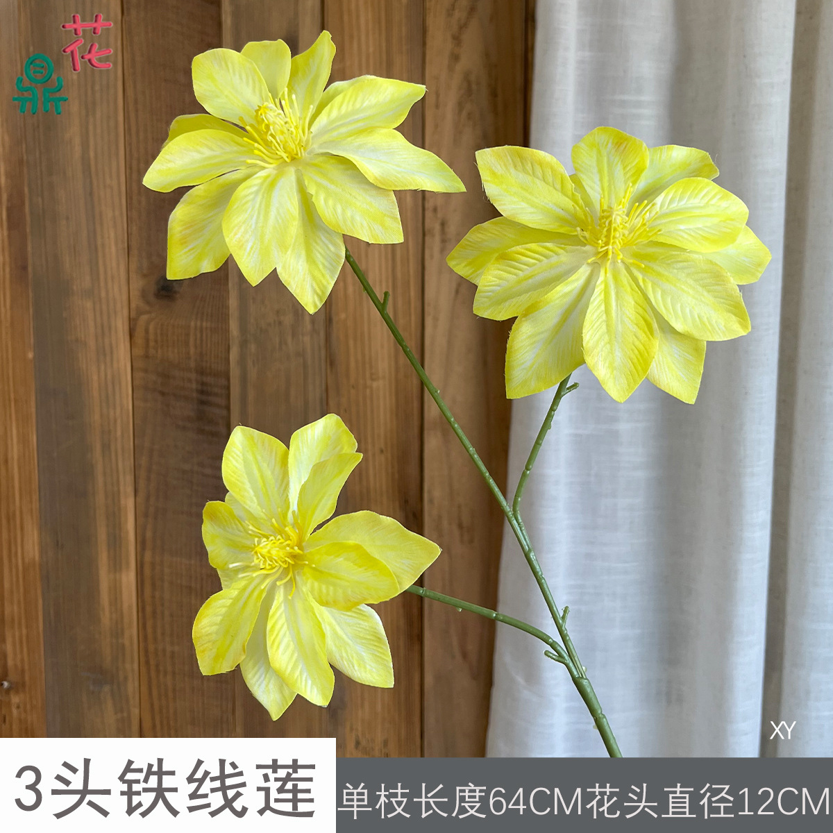 3 헤드 클레마티스 XY 옐로우