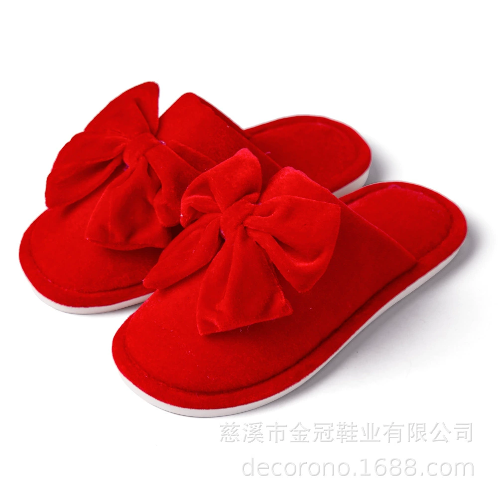 Летняя Праздничная Свадьба Жених Невеста атласная пара легкие роскошные свадебные парные тапочки мужские и женские винно-красные утренние туфли