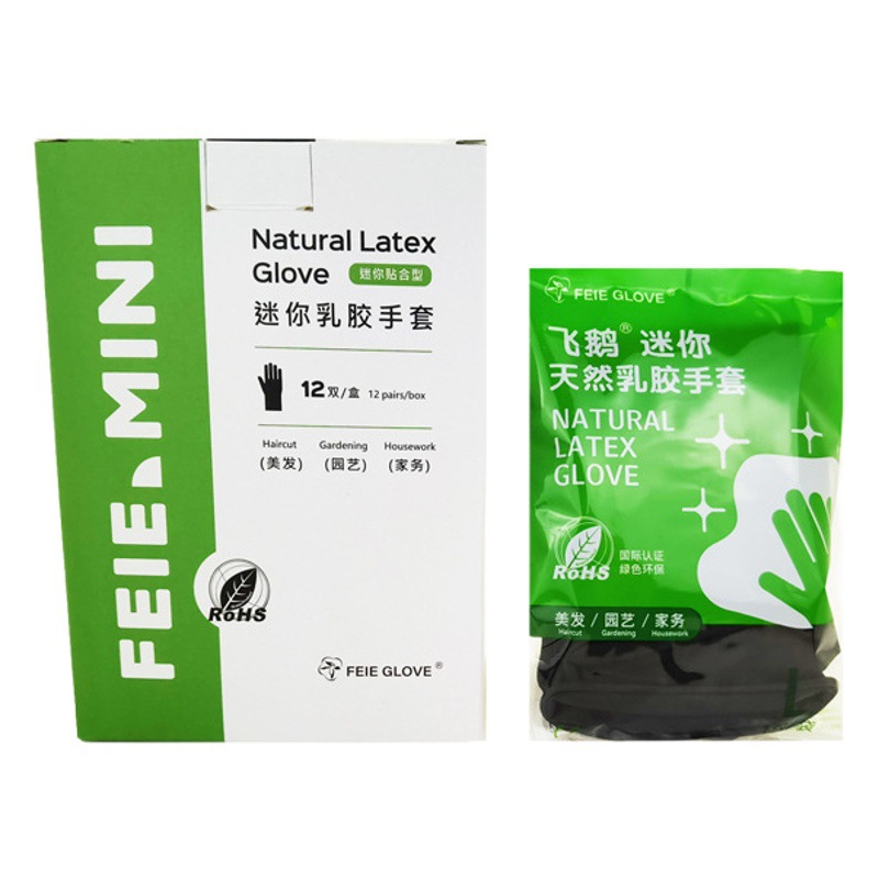 Guantes de goma para peluquería, guantes de trabajo impermeables para el hogar, guantes de limpieza para cocina, guantes duraderos, guantes de látex al por mayor