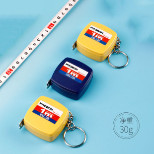 New exquisite simple 1m12.5mm meter gift small tape ABS multi-color square mini steel tape