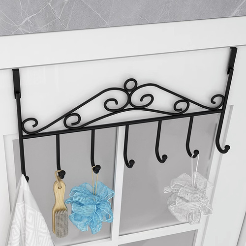 Hook Behind the Door Without Drilling Door Hanging Clothes Rack Wall Mount Clothes Hanger Strong Wall Hanging Gadget Storage Rack Clothes Organizer