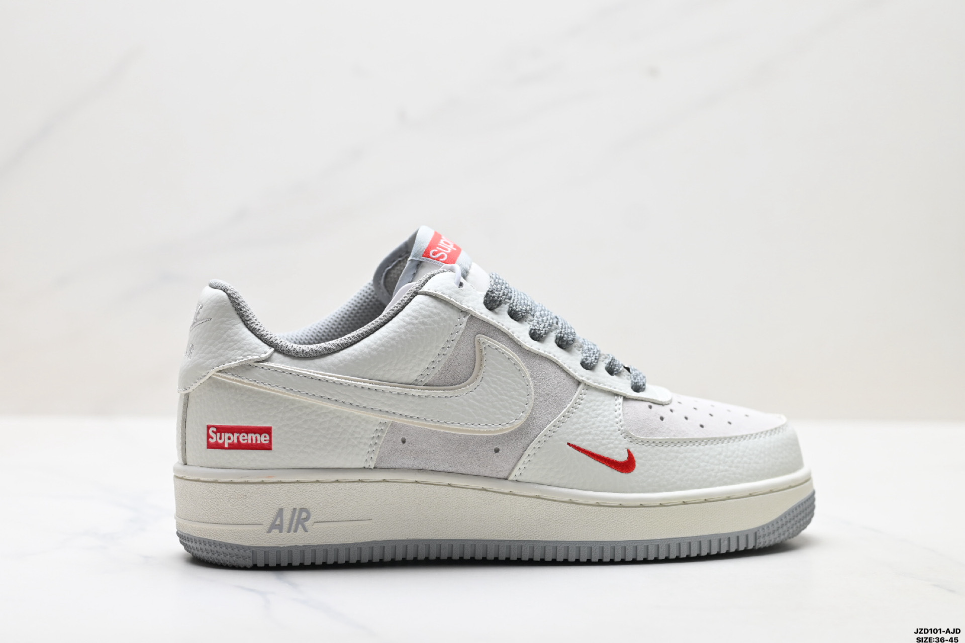 Zapatos Putian versión original de la fuerza aérea No. 1 en el extranjero marca conjunta de la cabeza de cuero en lugar de cojín de aire zapatillas deportivas para hombres y mujeres
