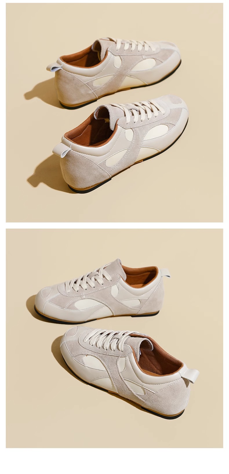 Herbstliche Retro-Trainingsschuhe mit flacher Sohle für Damen, Nischen-Waldschuhe, vielseitige Sport- und Freizeitschuhe für Damen_voghion.com