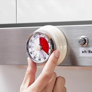 Timer Household Mechanical Kitchen Cooking Timer Magnetic Learning Countdown Reminder Alarm Clock Baking