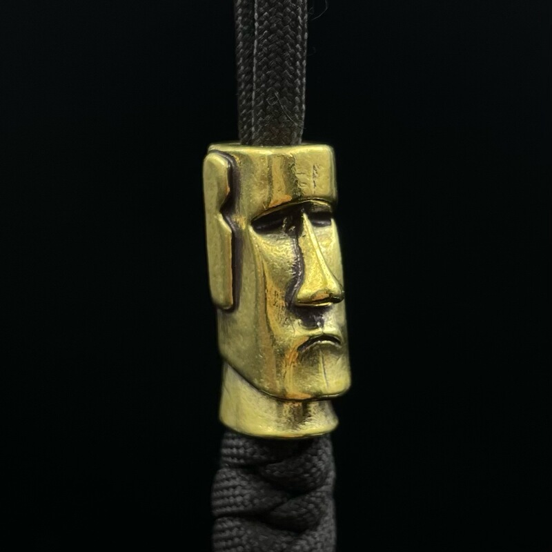 ebay AliExpress hot sale brass knife pendant cupronickel key chain pendant Easter island stone statue catcher umbrella rope accessories ebay AliExpress hot sale brass knife pendant cupronickel key chain pendant Easter island stone statue catcher umbrella rope accessories
