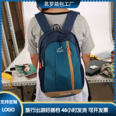 クロスボーダー卸売カスタマイズ可能なロゴ大容量ランドセル600D生地ライドバックパック防水アウトドア旅行カバン