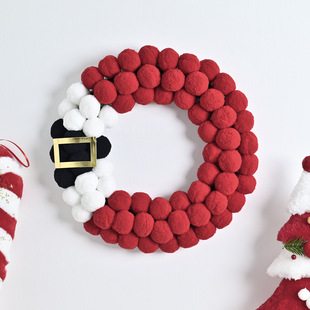 New Trendy Cross-Border Ins-Style Christmas Wreath Decorations Home Creative Hanging Ornaments Door Hangings Venue Setup