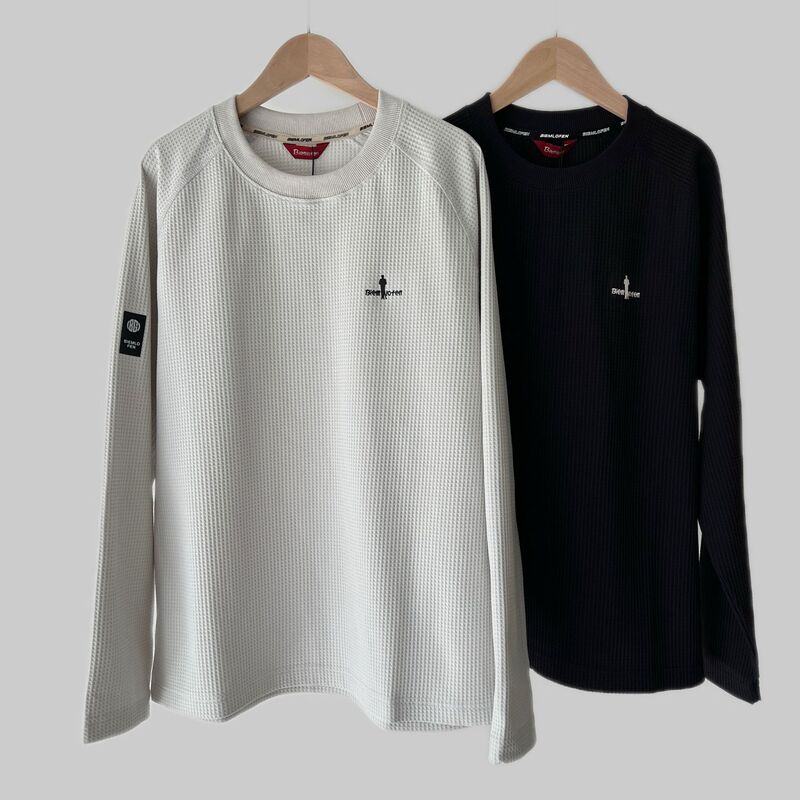 No Returns or Exchanges Bi~Yin Men's Waffle Long Sleeve Round Neck T-Shirt No Returns or Exchanges Bi~Yin Men's Waffle Long Sleeve Round Neck T-Shirt