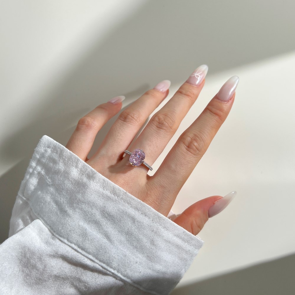 3g Weight Zircon Inlay Material Rings Classification 1 Piece Quantity Daily Occasion 925 Sterling Silver Material Heart Shape Pattern Women's Gender Plating Design Elegant Style 925 Sterling Silver Zircon Heart Shape Rings 925 Sterling Silver Rings 6