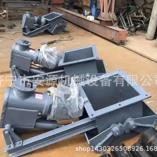弧形鄂式放料阀 电厂灰渣厂DEZ-400电液动鄂式闸门 安源闸阀