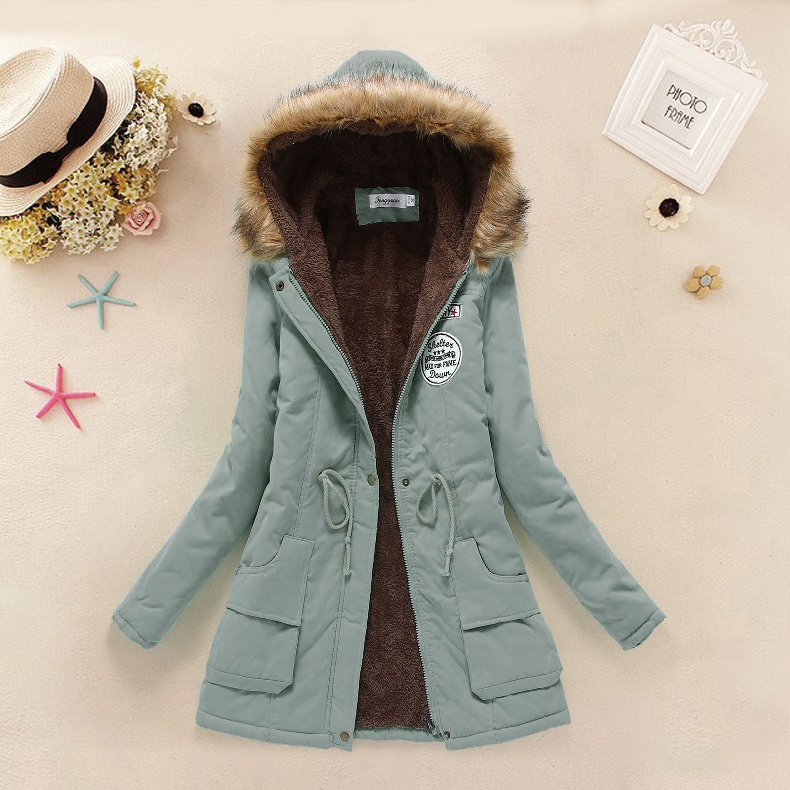 Chaqueta de invierno de gran tamaño para mujer – abrigo cálido y elegante de temporada