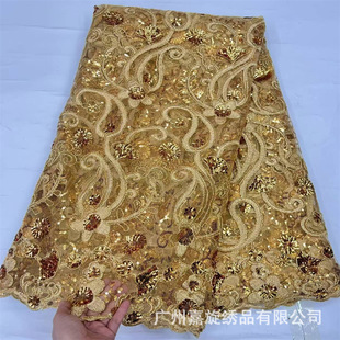 African Sequins lace���޹��K�������̽���Ƭ�W����Ƭ�Y��ȹ����