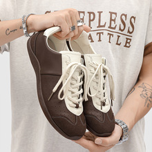 爆款芭蕾德训鞋软底男鞋新款小众休闲拼色复古运动潮流鞋 NB61