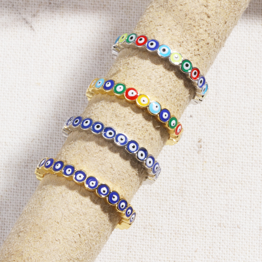 1 Piece Quantity Copper Devil's Eye Rings