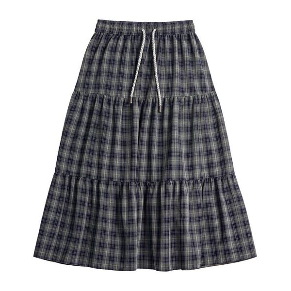 Green retro Japanese school skirt
