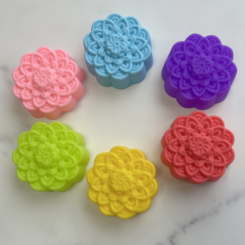 厂家直供 new多款5cm硅胶模 新款花朵玫瑰rose果冻布丁糖果模模具|undefined