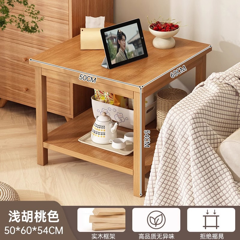 Mesa de té de piernas de madera maciza pequeña sala de estar japonesa mesa doméstica 2024 nuevo simple moderno balcón simple mesa de té