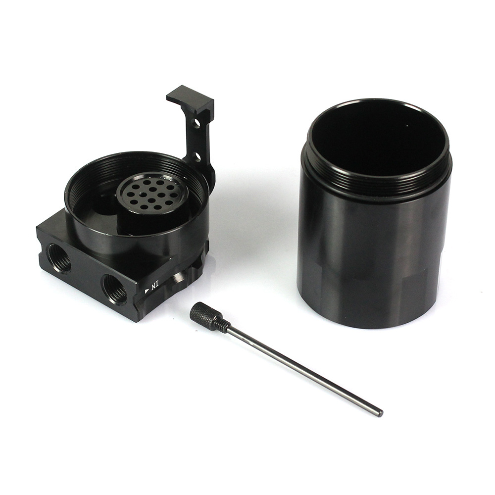 Car modification universal breathable pot exhaust gas filter oil with air filter oil pot recovery intake pot 350ML