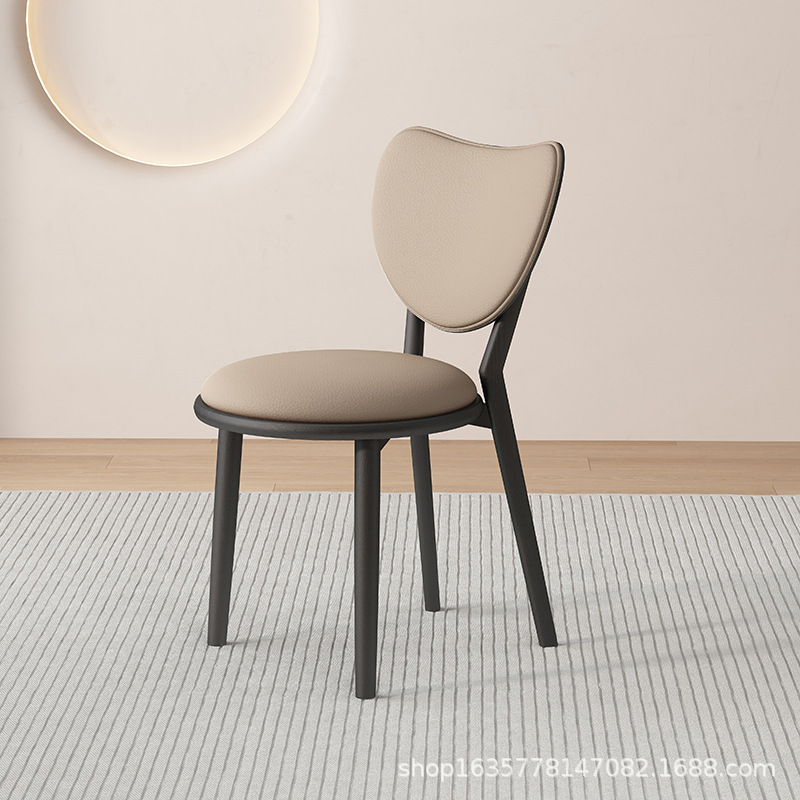 Sillas de comedor de madera sólida, sillas de comedor caseras, restaurantes retro, hoteles, sillas simples, sillas de comedor casuales, sillas de amor